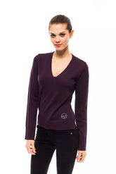 Montana Blu Purple Wool Women Sweater -   -  Montana Blu.
